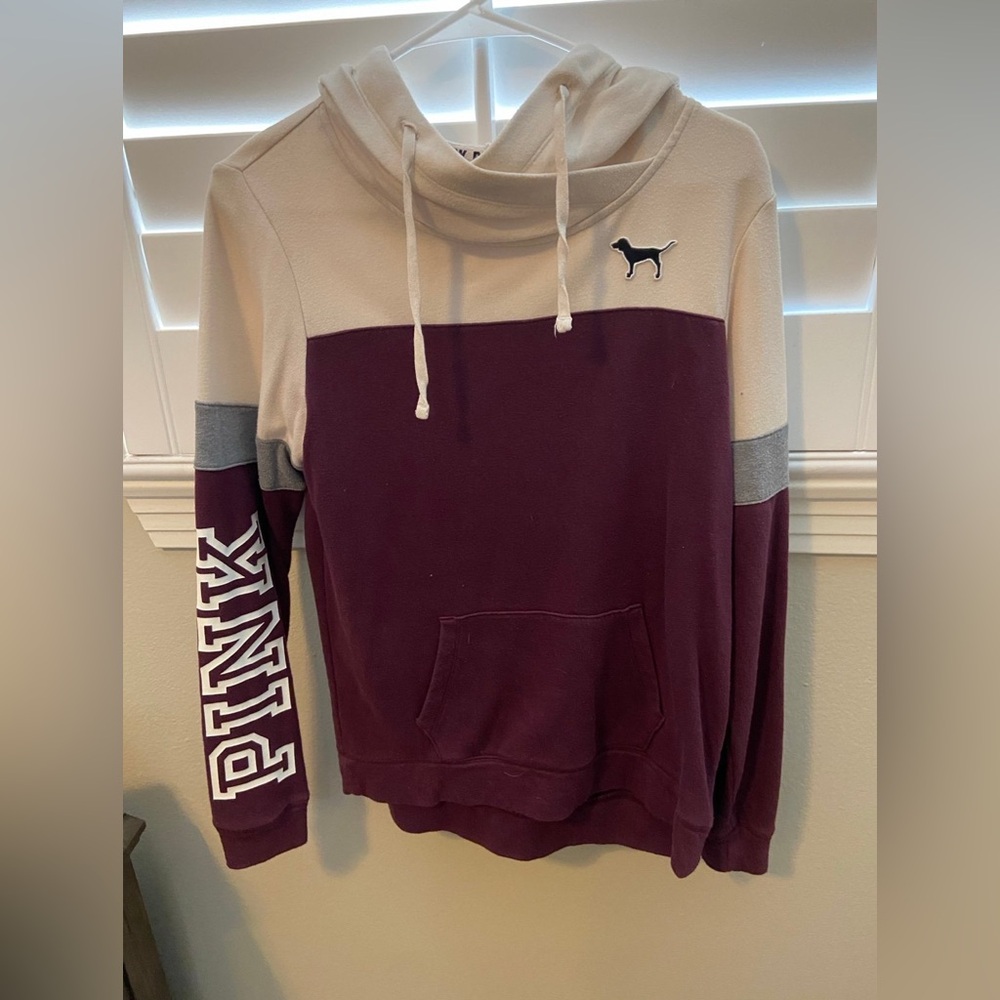 PINK Victoria's Secret Colorblock Hoodie